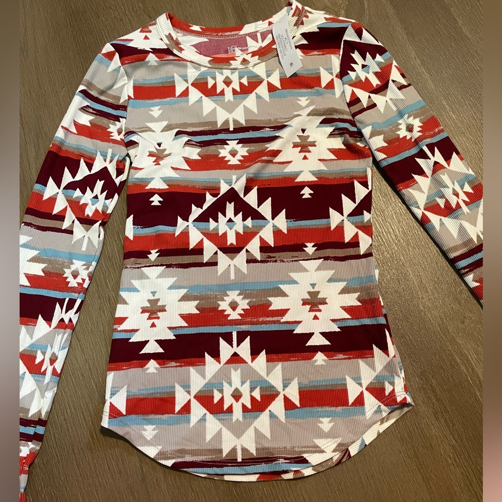 Long Sleeve Ribbed Tee
